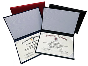 Padded Diploma Covers