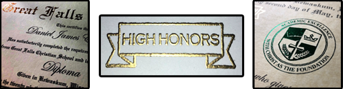 Personalized High School Diploma for Homeschools