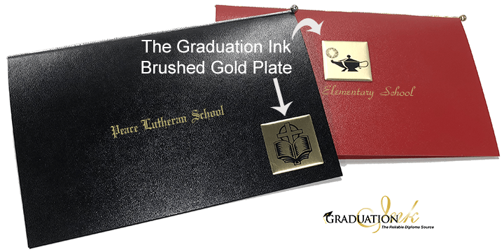 3-Pack Tri-Fold Certificate Covers - Diploma Holders For 8.5x11 Papers, Blue Elegant Document Protectors