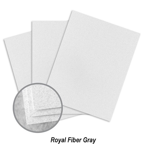 Royal Fiber Gray Paper