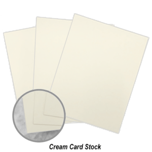 Cream Card Stock