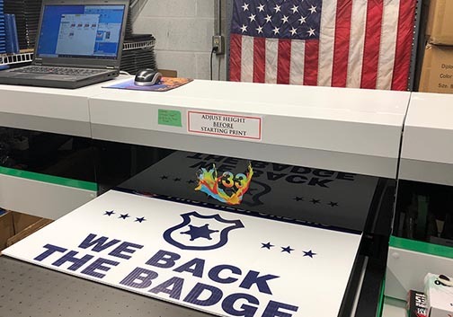 Back the Badge Printer