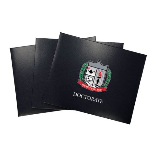 Full Color 11 x 14 Black Diploma Cover