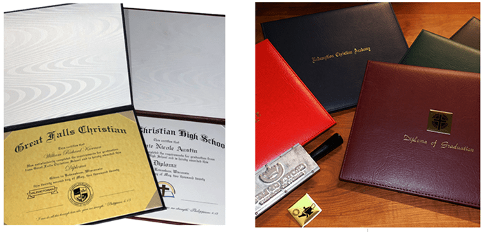 Middle School Diploma Printing - Graduation Ink Diplomas