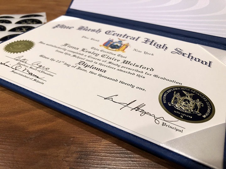 NY Regent Endorsements and Seals