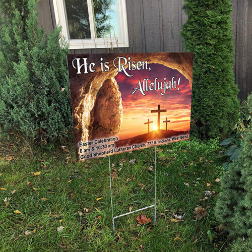 Personalized Easter Yard Sign