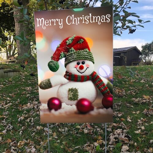 Merry Christmas Lawn Sign