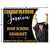 Personalized High School Graduate Lawn Sign