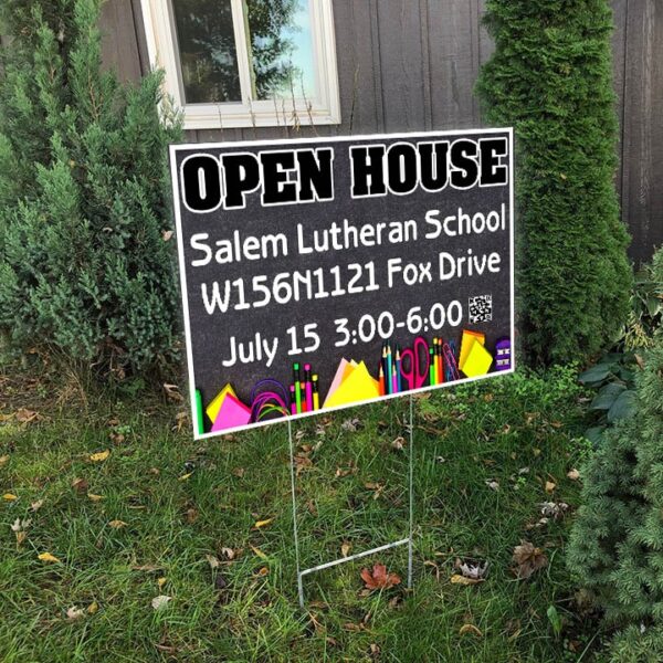 Charter School Open House Sign