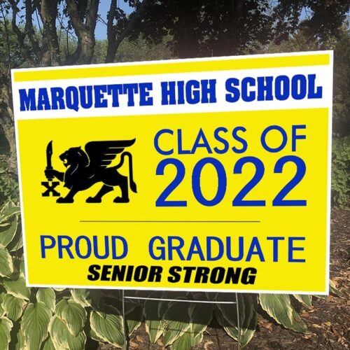 High School Senior Strong Sign