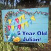 Child Birthday Yard Sign