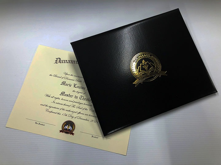 Diploma Cover Logo Imprinting