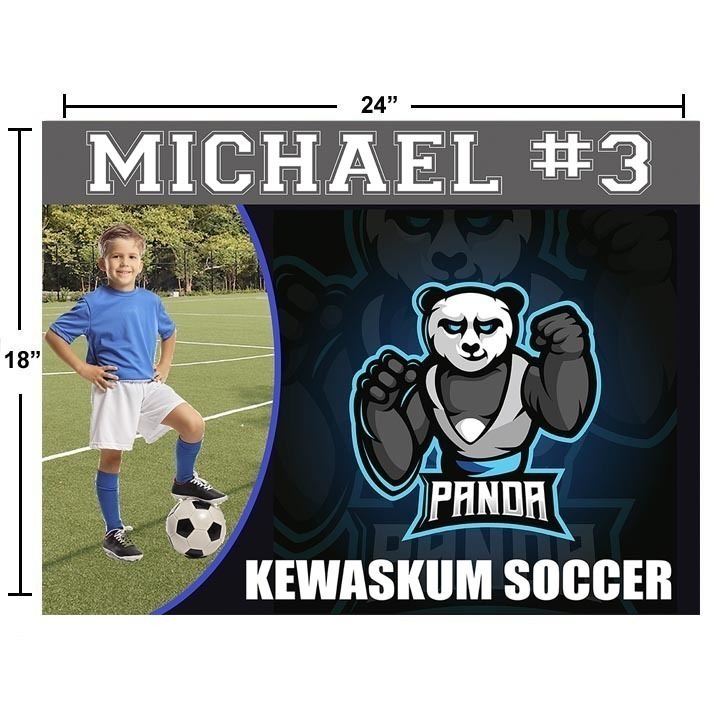 Personalized Athlete Yard Sign