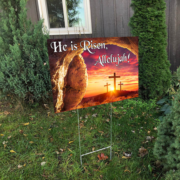 SAVE on a Beautiful Easter Lawn Sign!
