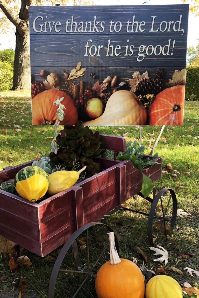 Thanksgiving Lawn Signs