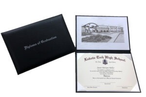 inside cover diploma printing 