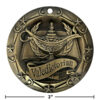 Brass Valedictorian Medal