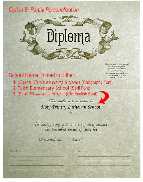 Series 200 Diplomas Option B