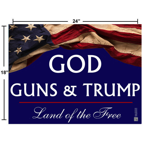 God Guns Trump Sign