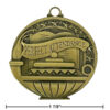 Gold Perfect Attendance Medal