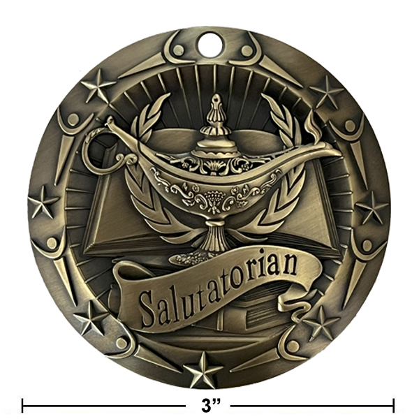 Brass Salutatorian Medal