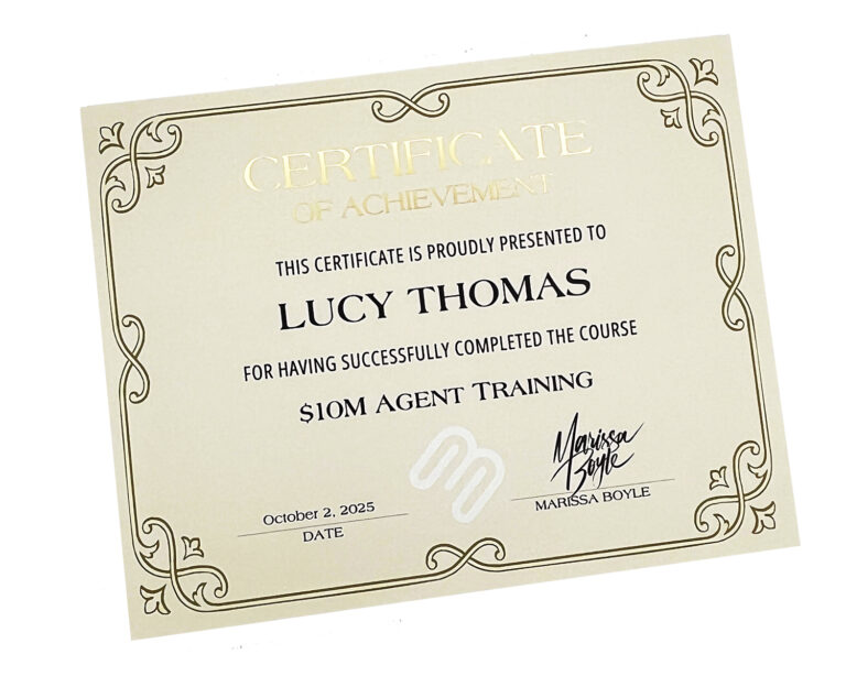 Certificate of Achievement