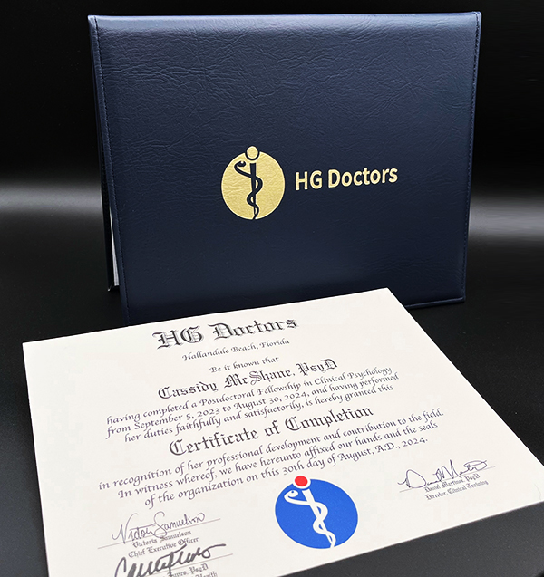 Hospital Residency Diploma Covers and Sheets